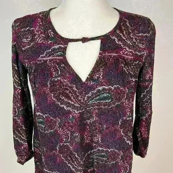 American Eagle Aztec Print Keyhole Mini Dress Size XXS - Picture 2 of 8